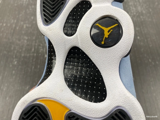 Cheap TBkick Jordan Blue Air 13 414571-170 Grey 0808